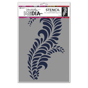 RANGER - Dina Wakley Media Stencils "Giant Flourish".